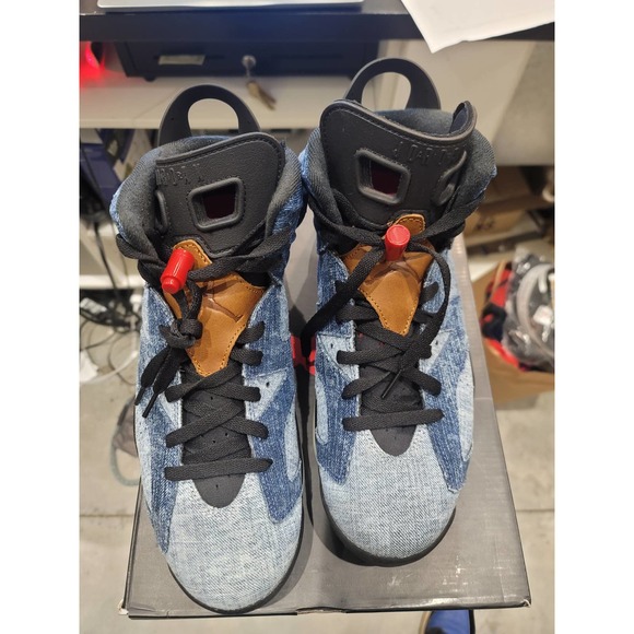 Jordan 6 Denim size 10.5 - Picture 10 of 11